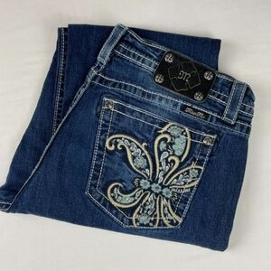 Women's Miss Me Boyfriend Jean Capris Sz 34